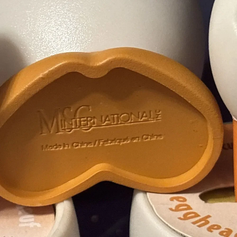 New MSC International 4 Egghead Cups & Spoons Sets‎